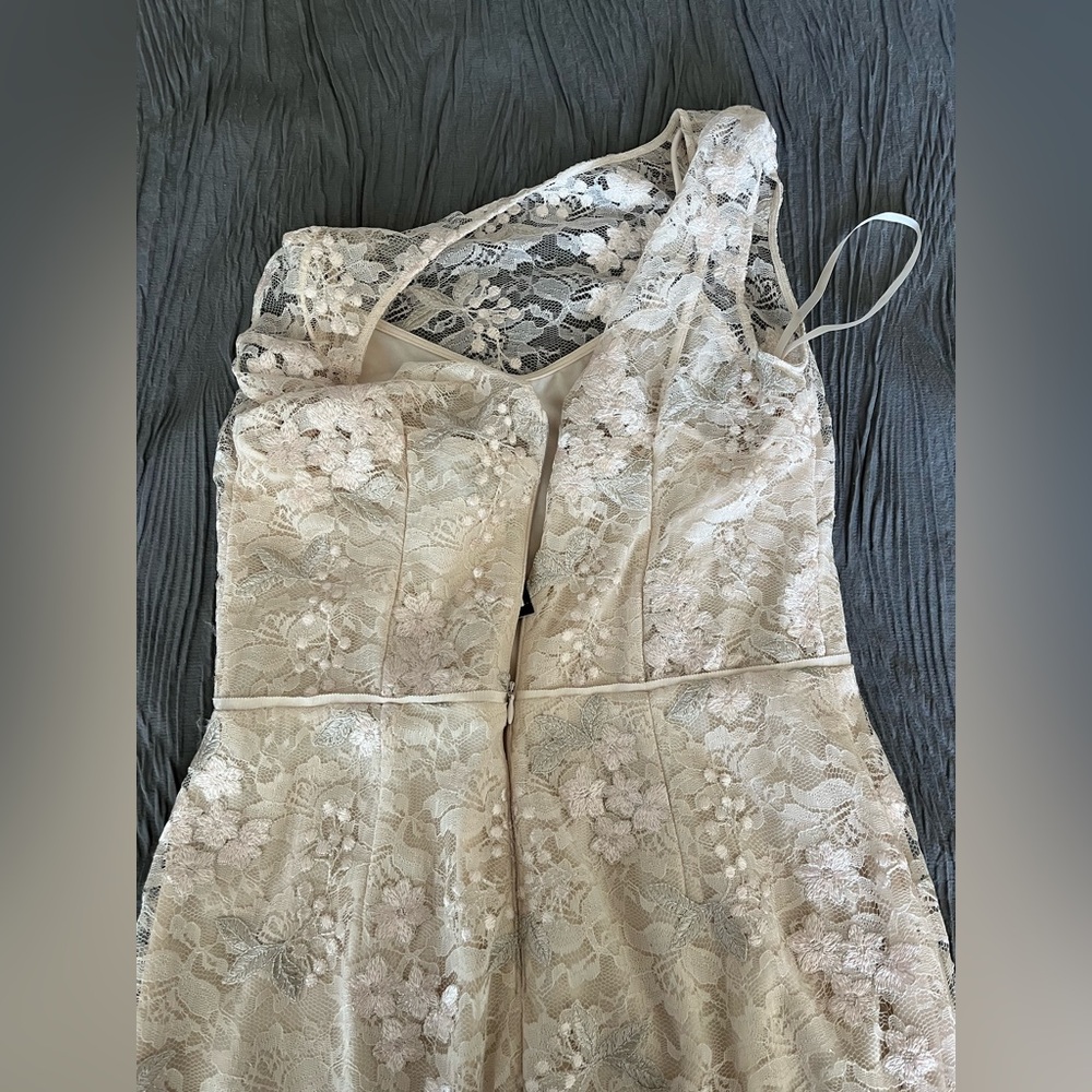 Lauren Ralph Cream Lace Dress - Picture 4 of 7